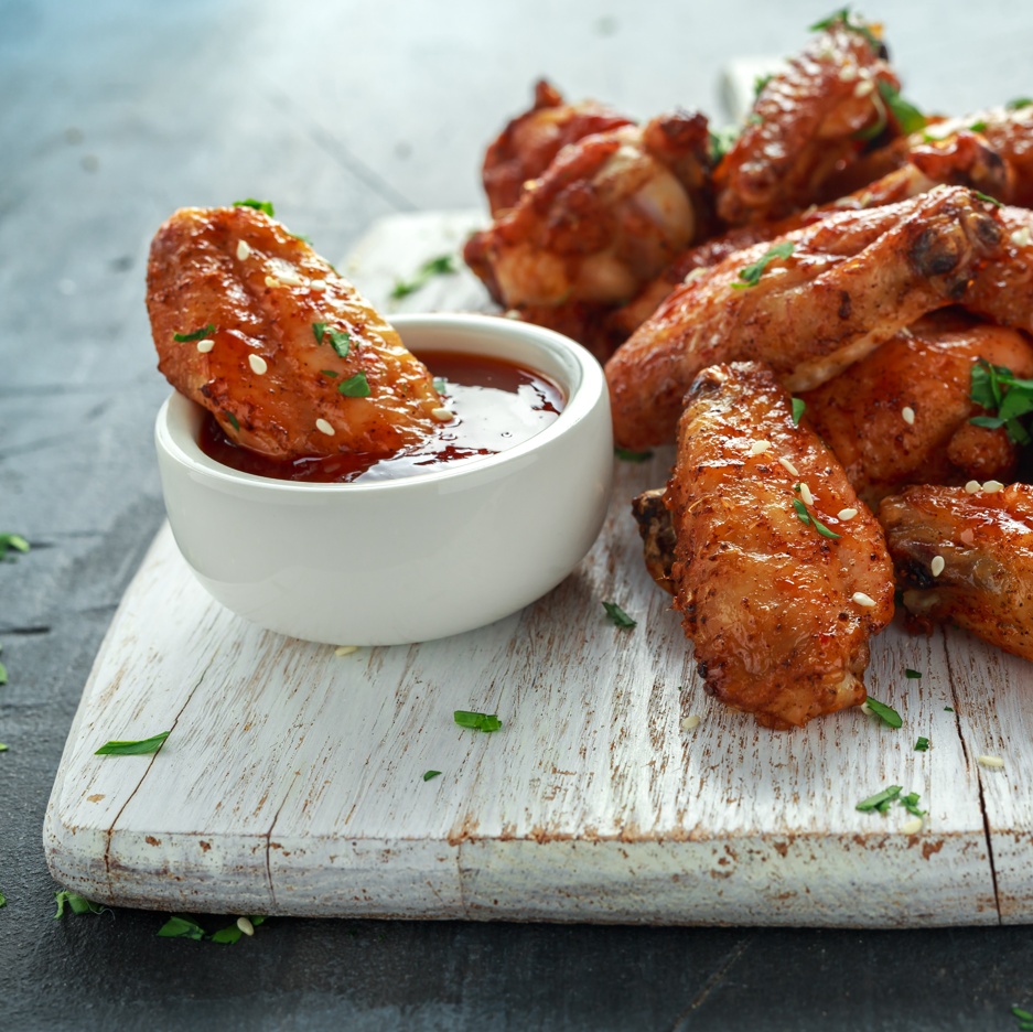 Core of the Sun Chilli Sauce on Chicken Wings