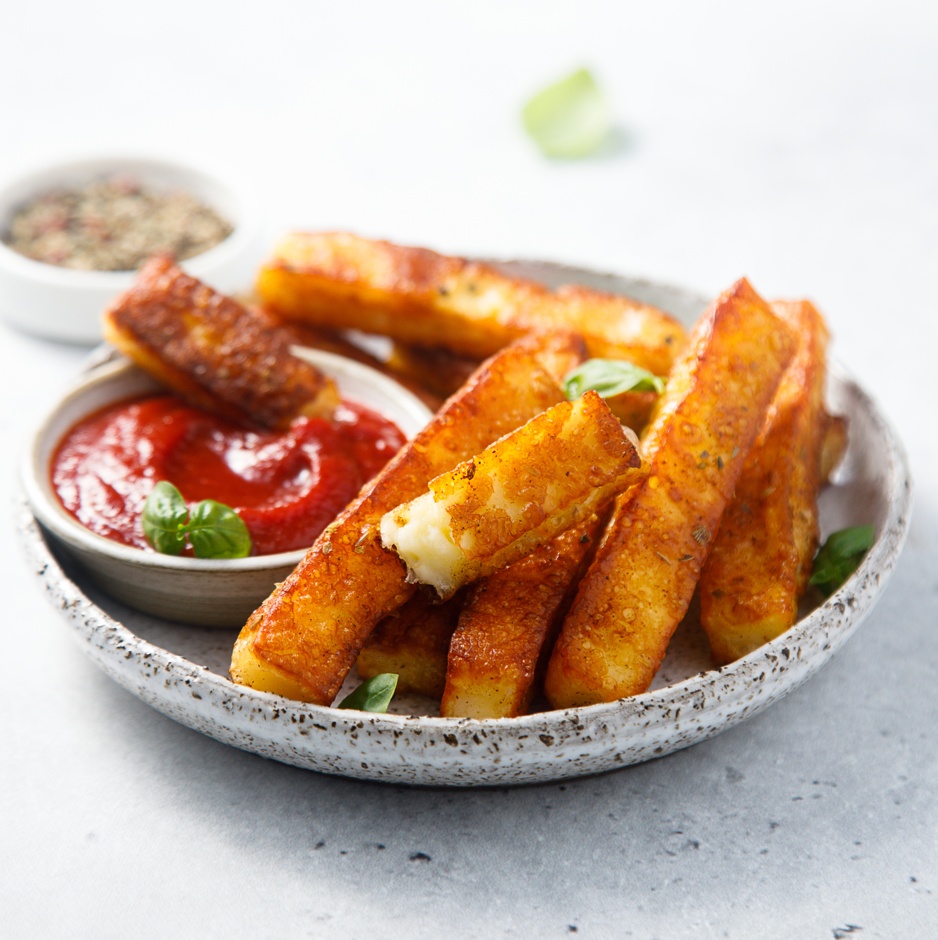 Core of the Sun Chilli Sauce with Halloumi Fries